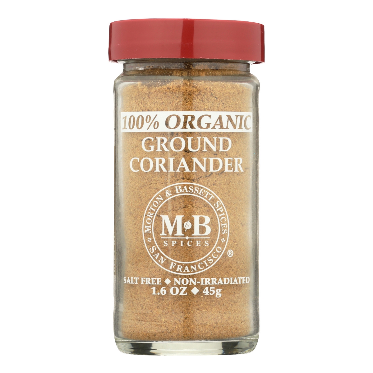 Morton & Bassett 1827500 1.6 oz Organic Coriander Powder -  Morton & Bassett