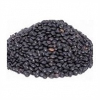 Picture of Bulk Peas &amp; Beans Organic 1268200 Organic Black Lentils Peas &amp; Beans