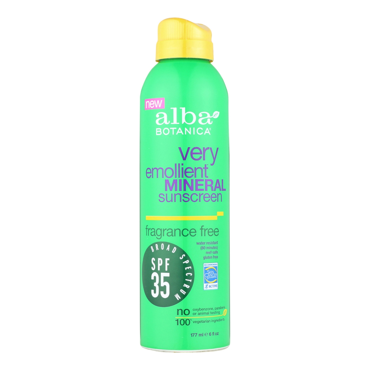 Picture of Alba Botanica 1794460 6 oz Mineral Sunscreen Spray - Fragrance Free