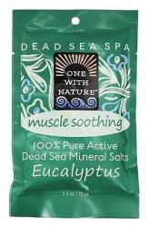 Picture of One With Nature 1841741 2.5 oz Dead Sea Mineral Soothing Salt Bath