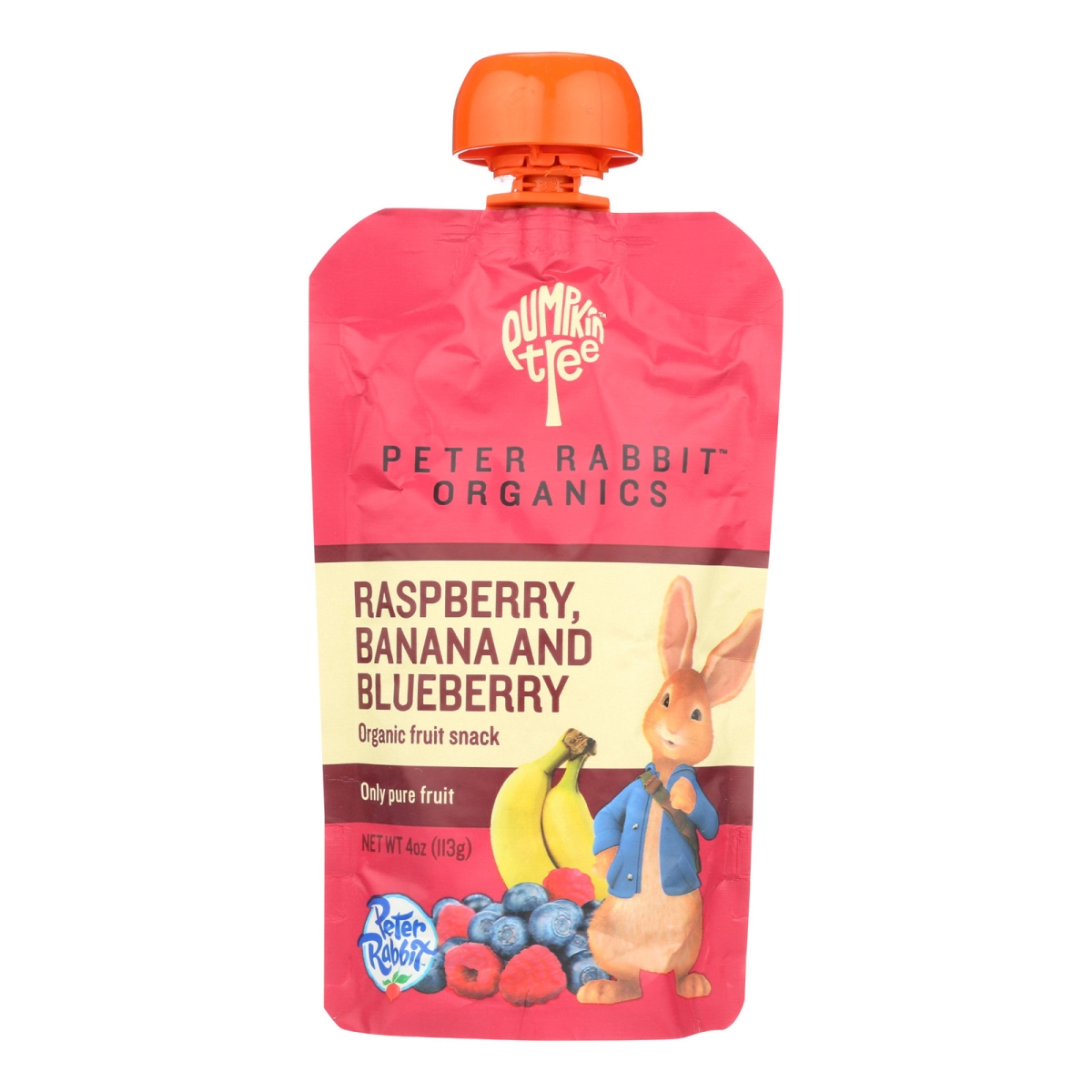 Picture of Peter Rabbit Organics 1526862 4 oz Organic Baby Fruit Snacks&#44; Raspberry&#44; Banana &amp; Blueberry 