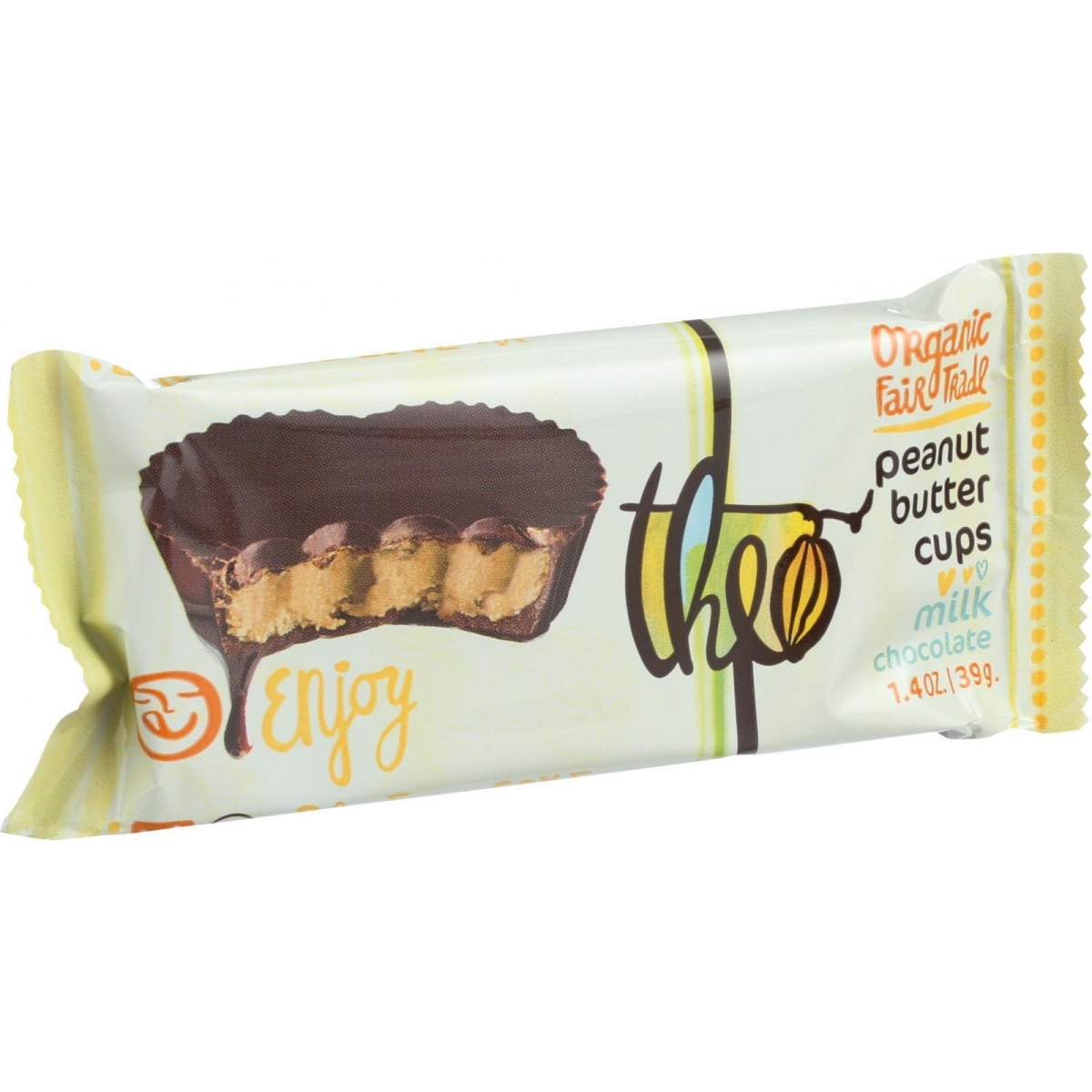 Picture of Theo Chocolate 1573948 1.3 oz Peanut Butter Cups - Milk Chocolate