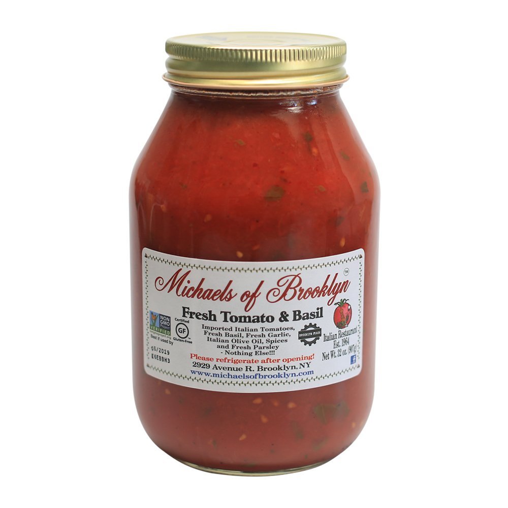Picture of Michaels of Brooklyn 1267061 Fresh Tomato &amp; Basil Sauce&#44; 32 oz 