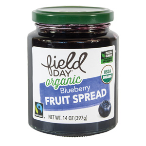 Picture of Field Day 1854447 Organic Blueberry Fruit Spread, 12 oz 