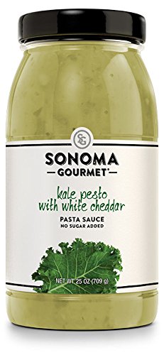 Picture of Sonoma Gourmet 1634773 25 oz Kale Pesto with White Cheddar, All Natural Pasta Sauce 