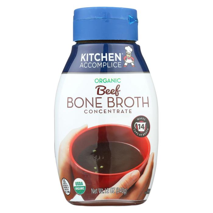 Picture of Kitchen Accomplice 1911858 12 fl oz Organic Beef Bone Broth Concentrate 