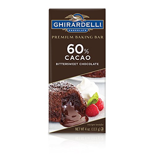 Picture of Ghirardelli 1957307 4 oz 60 Percent Cacao Bittersweet Chocolate Premium Baking Bar 