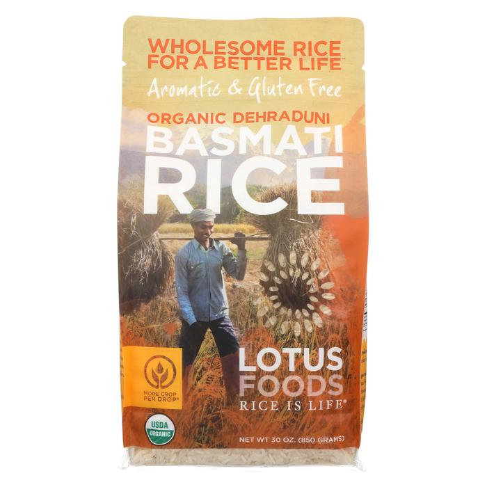 Picture of Lotus Foods 2031367 30 oz Jasmine Organic Rice 