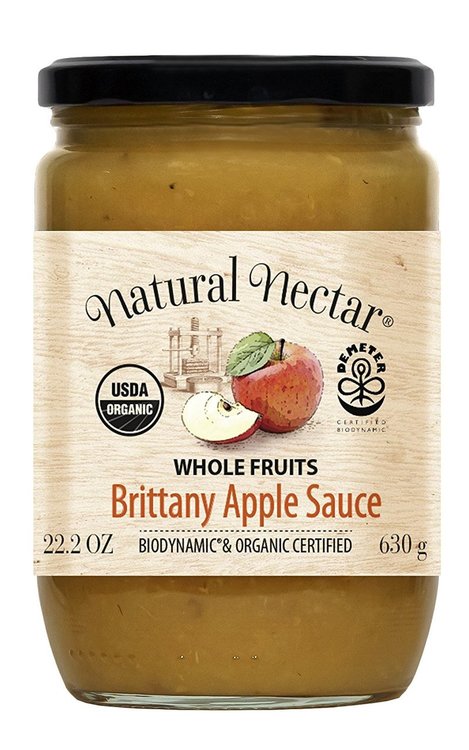 Picture of Natural Nectar 2043362 22.2 oz Brittany Apple Sauce 