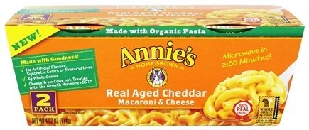 Picture of Annies Homegrown 2057883 4.02 oz Organic Gluten Free Micro Macaroni &amp; Cheese Cup 