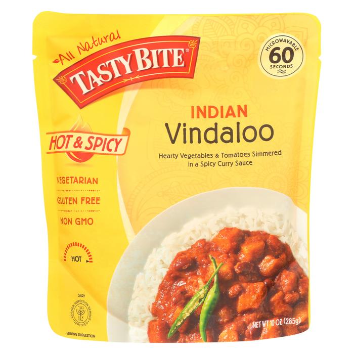 Picture of Tasty Bite 2059558 10 oz Hot & Spicy Vindaloo, Heat & Eat Indian Cuisine Entree 