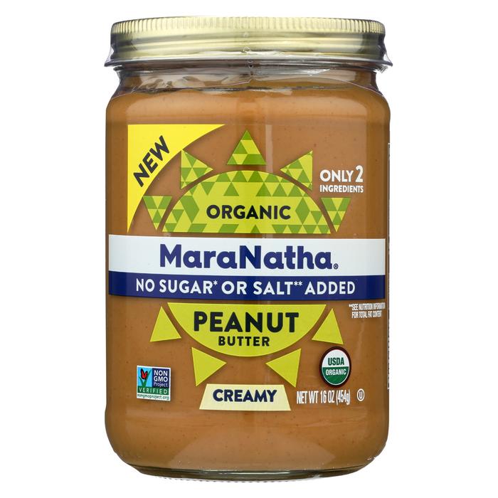 Picture of Maranatha Natural Foods 2060259 16 oz Organic Creamy Peanut Butter no sugar or salt 