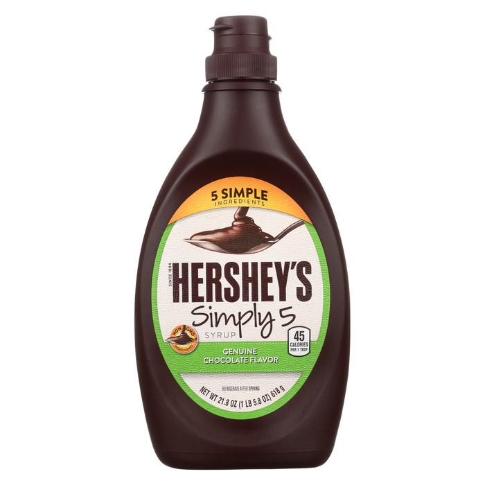 Picture of Hershey 2087542 21.8 oz Simply 5 Chocolate Syrup 