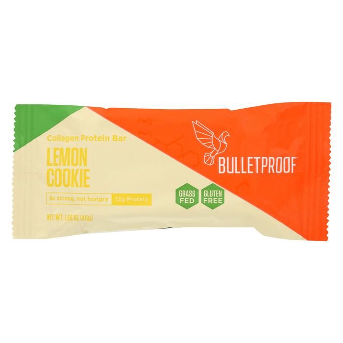 Picture of Bulletproof 2134104 1.58 oz Lemon Cookie Collagen Bar 