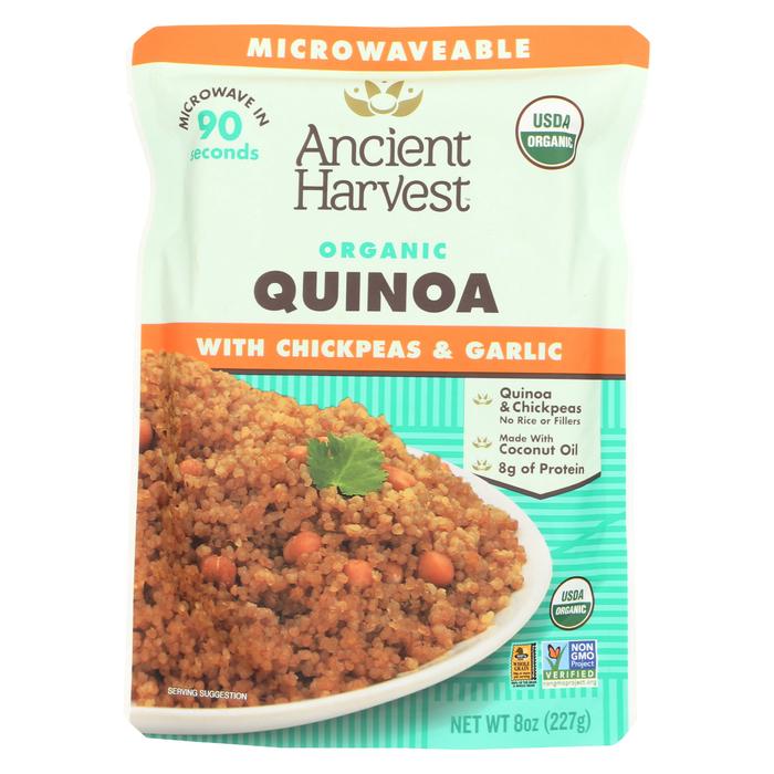 Picture of Ancient Harvest 2134930 8 oz Organic Quinoa with Chickpeas &amp; Garlic 