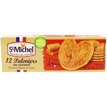 Picture of St Michel 1824309 3.52 oz 12 Palmiers &amp; Au Caramel Cookies 