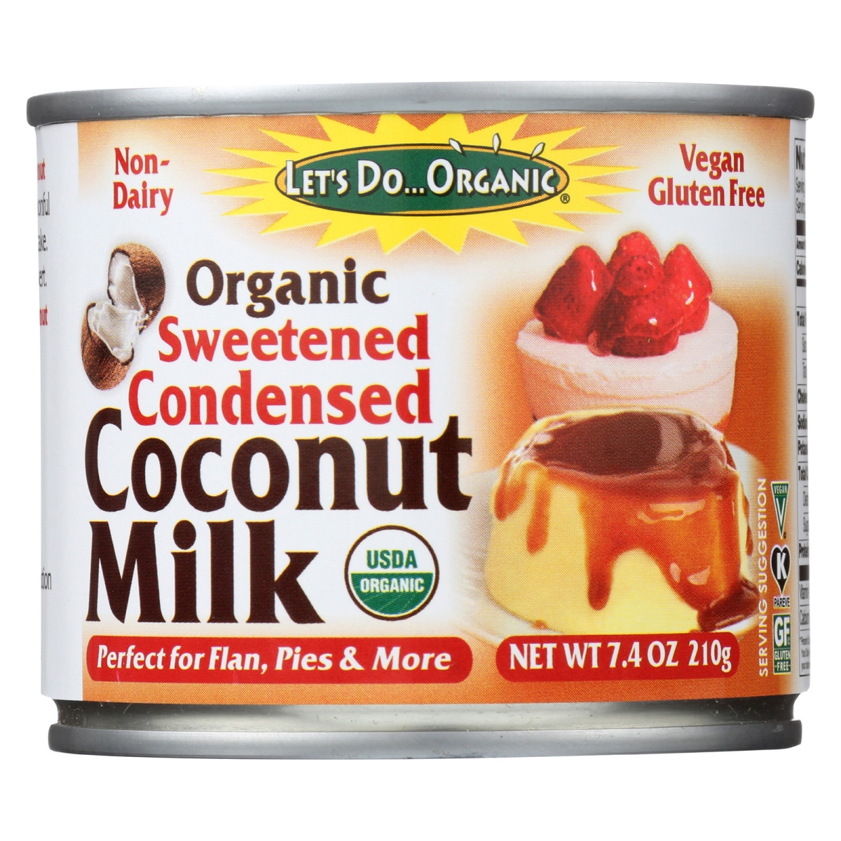 Picture of Lets Do Organic 1798396 7.4 fl oz Sweetened Condensed Organic Coconut Milk 