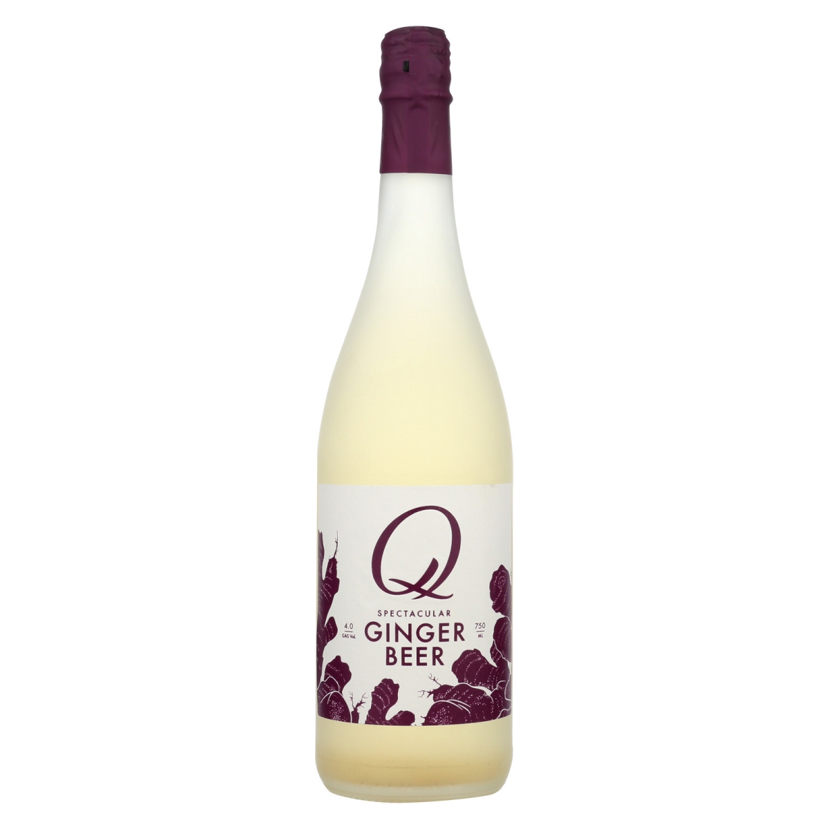 Picture of Q Drinks 1649417 25.4 oz Glass Q Ginger Beer 