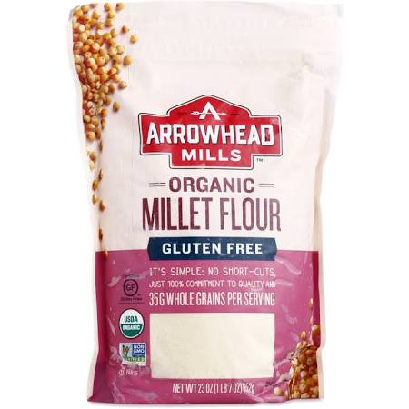 Picture of Arrowhead Mills 1839604 23 oz Gluten Free Organic Millet Flour 