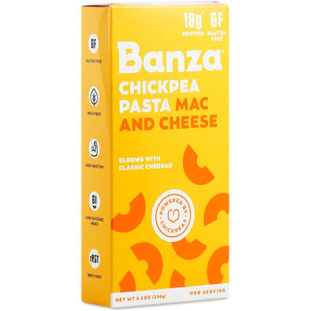 Picture of Banza 1875723 5.5 oz Chickpea Cheddar Mac Cheese 