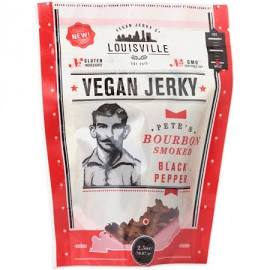 Picture of Louisville Vegan Jerky 2011088 3 oz Vegan Black Pepper Jerky 