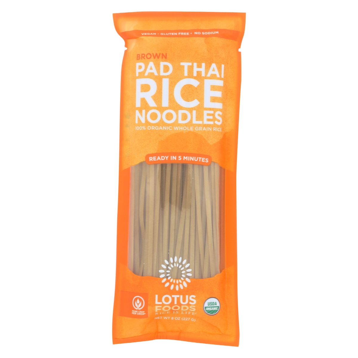 Picture of Lotus Foods 2098556 8 oz Brown Rice Pad Thai Organic Noodles 