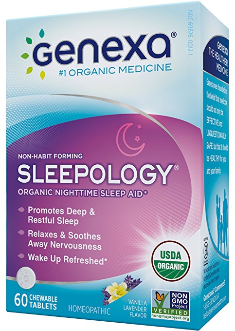 Picture of Genexa 1960681 60 Tablets Organic Sleepology Natural Food