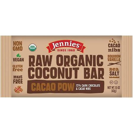 Picture of Jennies 1858109 1.5 oz Jennies Organic Cacao Powder Coconut Bar 
