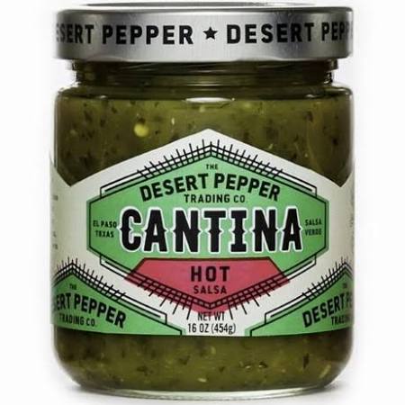 Picture of Desert Pepper Trading 2060119 16 oz Med Green Cantina Salsa 