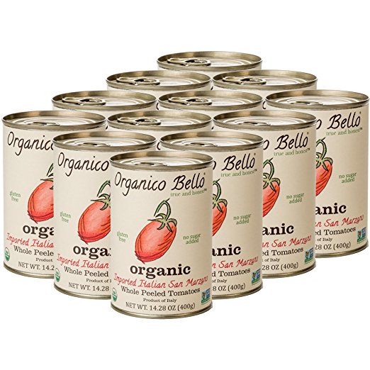 Picture of Organico Bello 2106953 14.28 oz Chopped Organic Tomatoes 