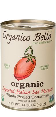 Picture of Organico Bello 2106961 28 oz Whole Organic Tomatoes 