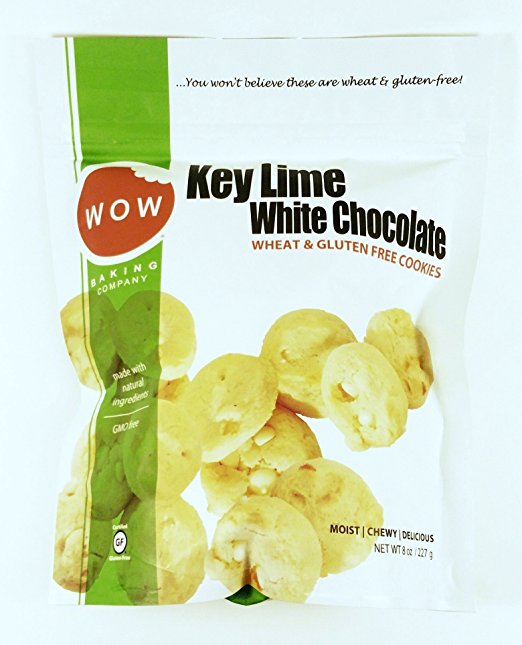 Picture of Wow Baking 1652197 8 oz White Chocolate Key Lime Cookies 