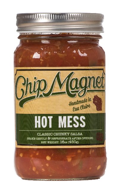 Picture of Chip Magnet Salsa Sauce Appeal 2202745 16 oz Hot Mess Salsa Natural Food 