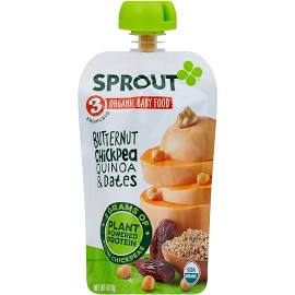 Picture of Sprout Foods 2092179 4 oz Organic Sprout Butternut Chickpea Quinoa &amp; Dates Baby Food
