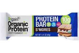 Picture of Orgain 1941251 1.41 oz Organic SMores Protein Bar