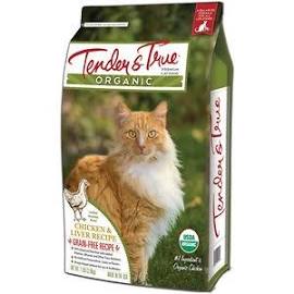 Picture of Tender &amp; True 2016970 7 lbs Organic Chicken &amp; Liver Recipe Grain- Free Dry Cat Food