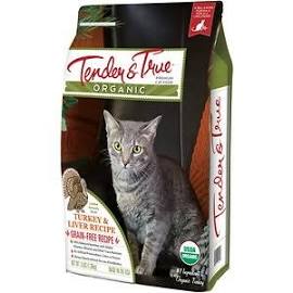 Picture of Tender &amp; True 2016996 3 lbs Organic Turkey &amp; Liver Recipe Grain- Free Dry Cat Food