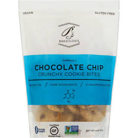 Picture of Bakeology 1975374 6 oz Crunchy Cookie Bites Chocolate Chip
