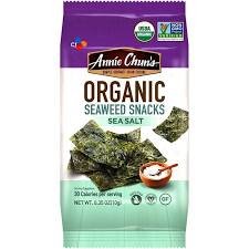 Picture of Annie Chuns 2145522 0.35 oz Organic Seaweed Snacks Sea Salt