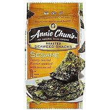 Picture of Annie Chuns 2145530 0.16 oz Organic Sesame Seaweed Snack - Pack of 12