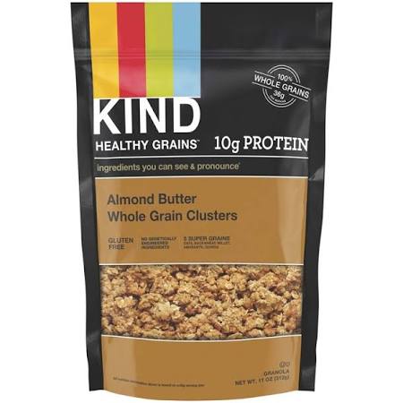 Picture of Kind 2165835 11 oz Almond Butter Whole Grain Granola Healthy Clusters