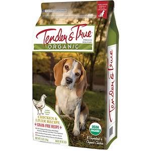 Picture of Tender &amp; True 2016590 4 lbs Organic Dry Dog Food Chicken Liver
