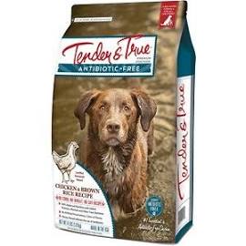 Picture of Tender &amp; True 2017481 4 lbs Antibiotic-Free Natural Chicken &amp; Brown Rice Recipe Dry Dog Food