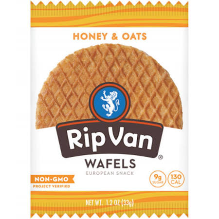 Picture of Rip Van Wafels 2100550 1.2 oz Wafel&#44; Honey &amp; Oat