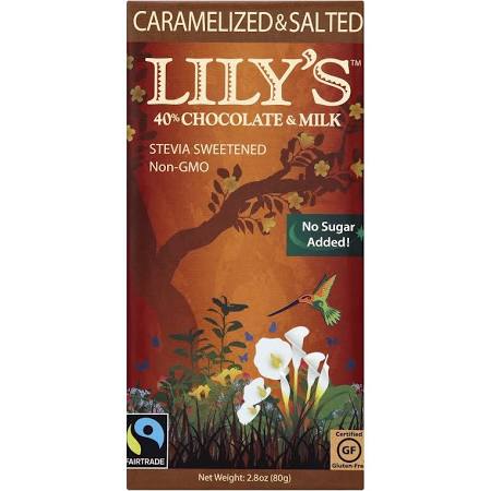 Picture of Lilys Sweets 2066322 2.80 oz Chocolate 40 Percent &amp; Milk&#44; Caramelized &amp; Salted