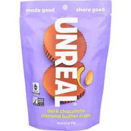 Picture of Unreal 2043370 3.2 oz Almond Butter Cups Candy Vegan Dark Chocolate