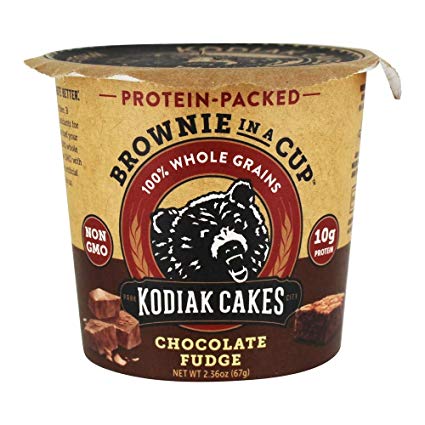 Picture of Kodiak Cakes 2250116 2.36 oz Brownie in Cup Chocolate Fudge 