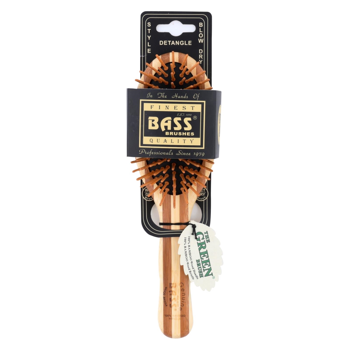 Picture of Bass Brushes 2207314 Bamboo Wood Bristle Brush - Large