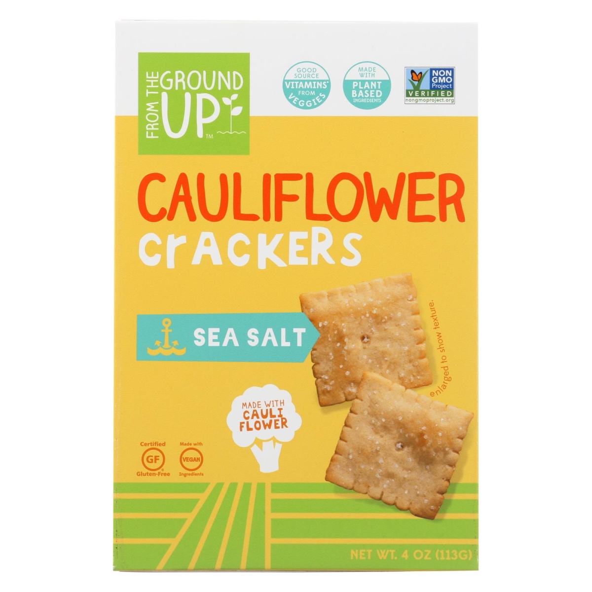 Picture of From The Ground Up 2278323 4 oz Cauliflower Original Crackers 