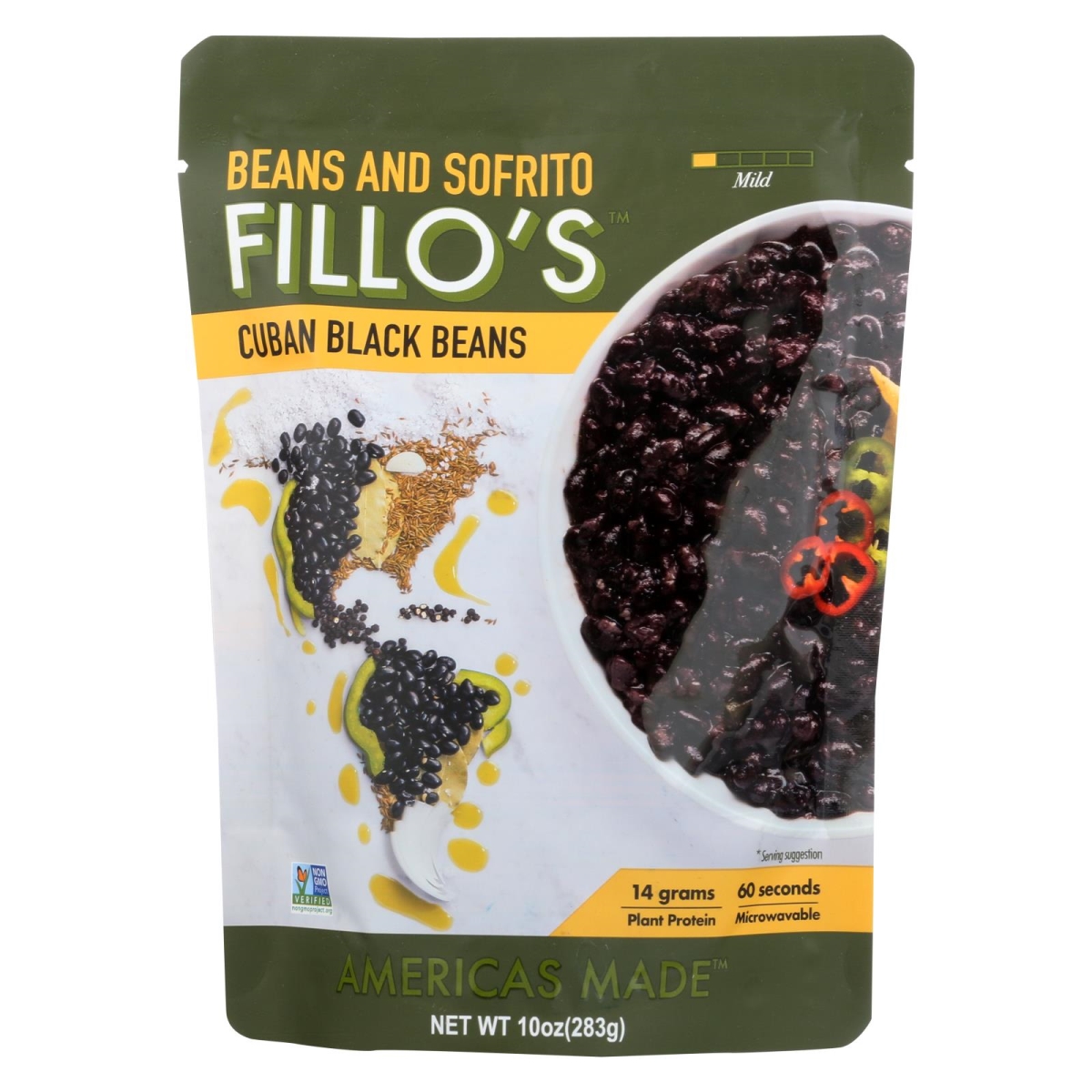 Picture of Fillos 2288850 10 oz Cuban Black Beans 